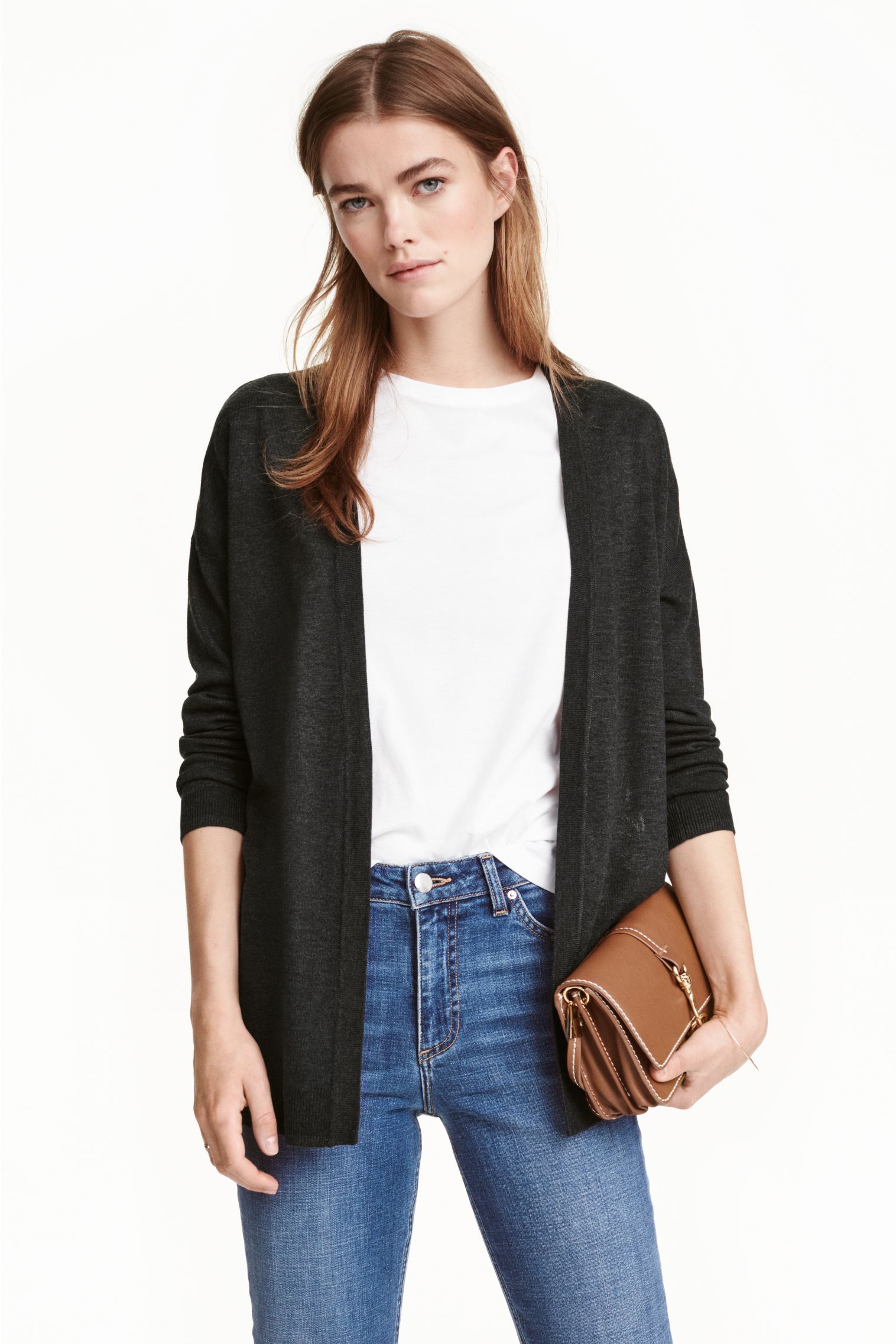 

Кардиган H&M M темно серый 1293934