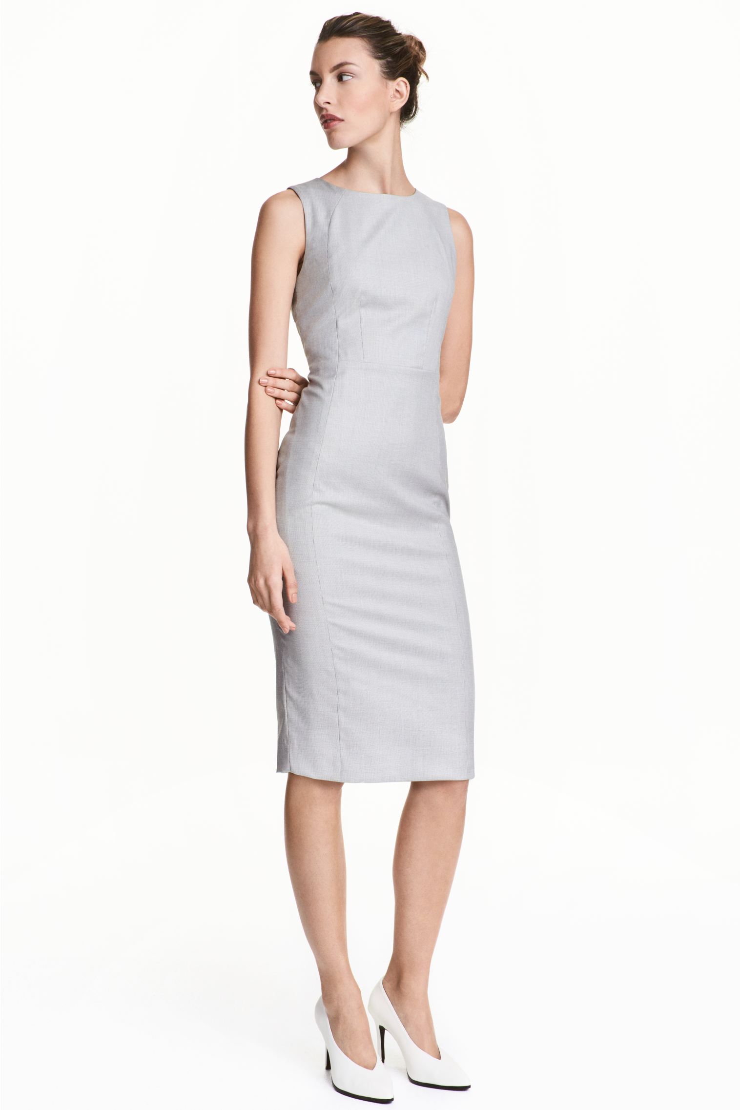 

Платье H&M 44 серый 4531595