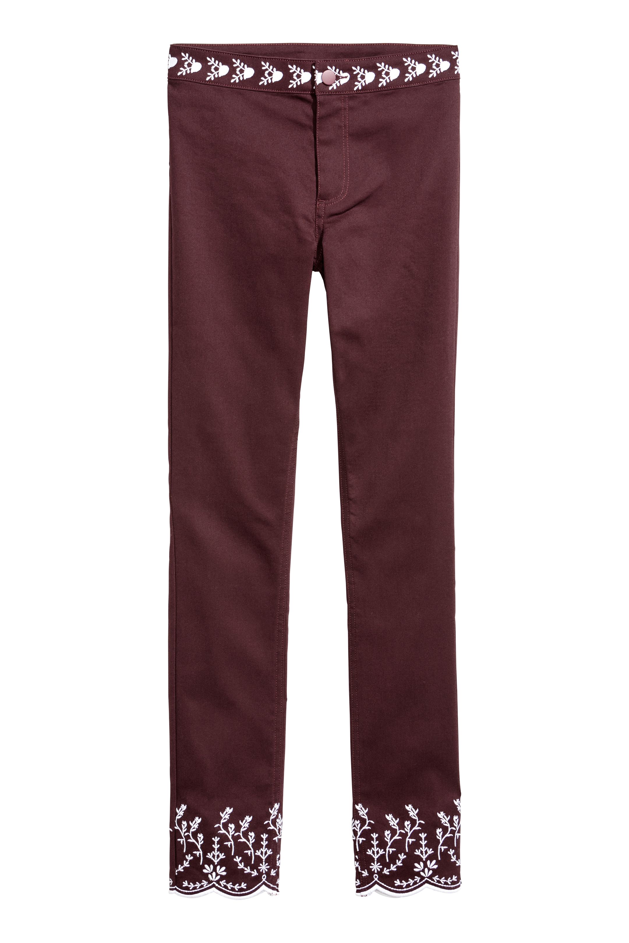 

Брюки H&M 36 бордовый 476558