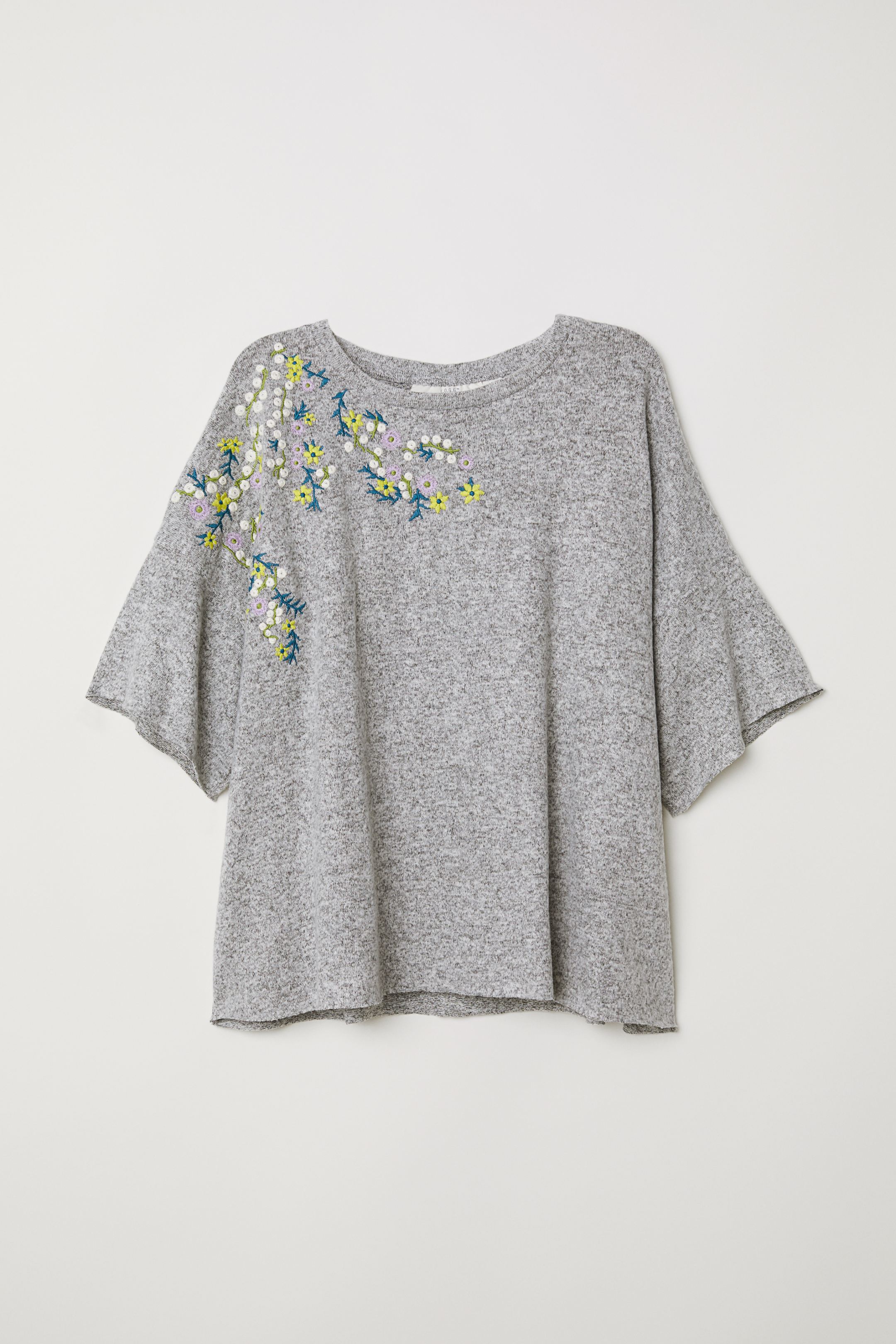 

Джемпер H&M  серый меланж 5942567, Джемпер H&M S серый меланж 5942567