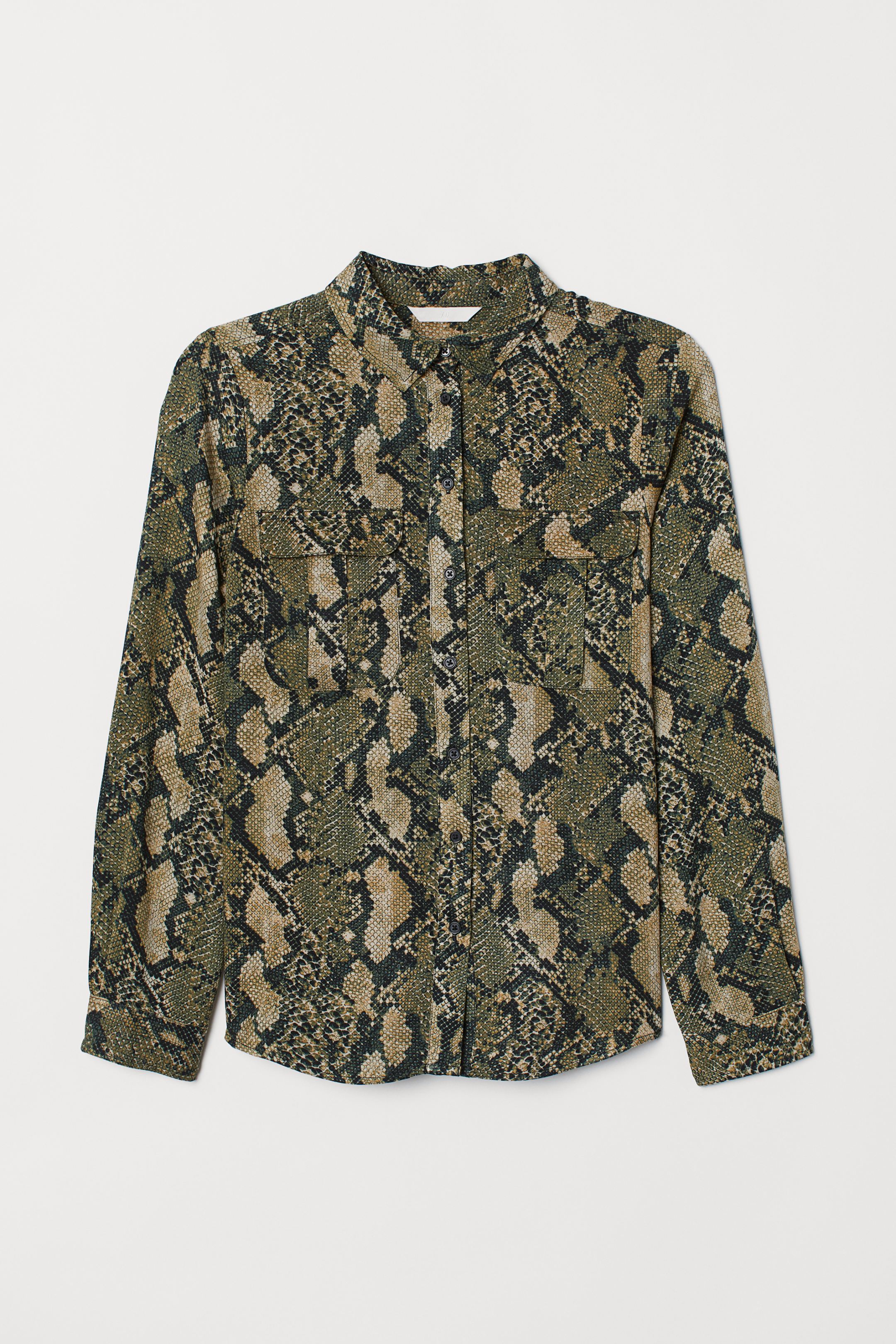 

Блуза H&M  зеленый змея 7074889, Блуза H&M 38 зеленый змея 7074889