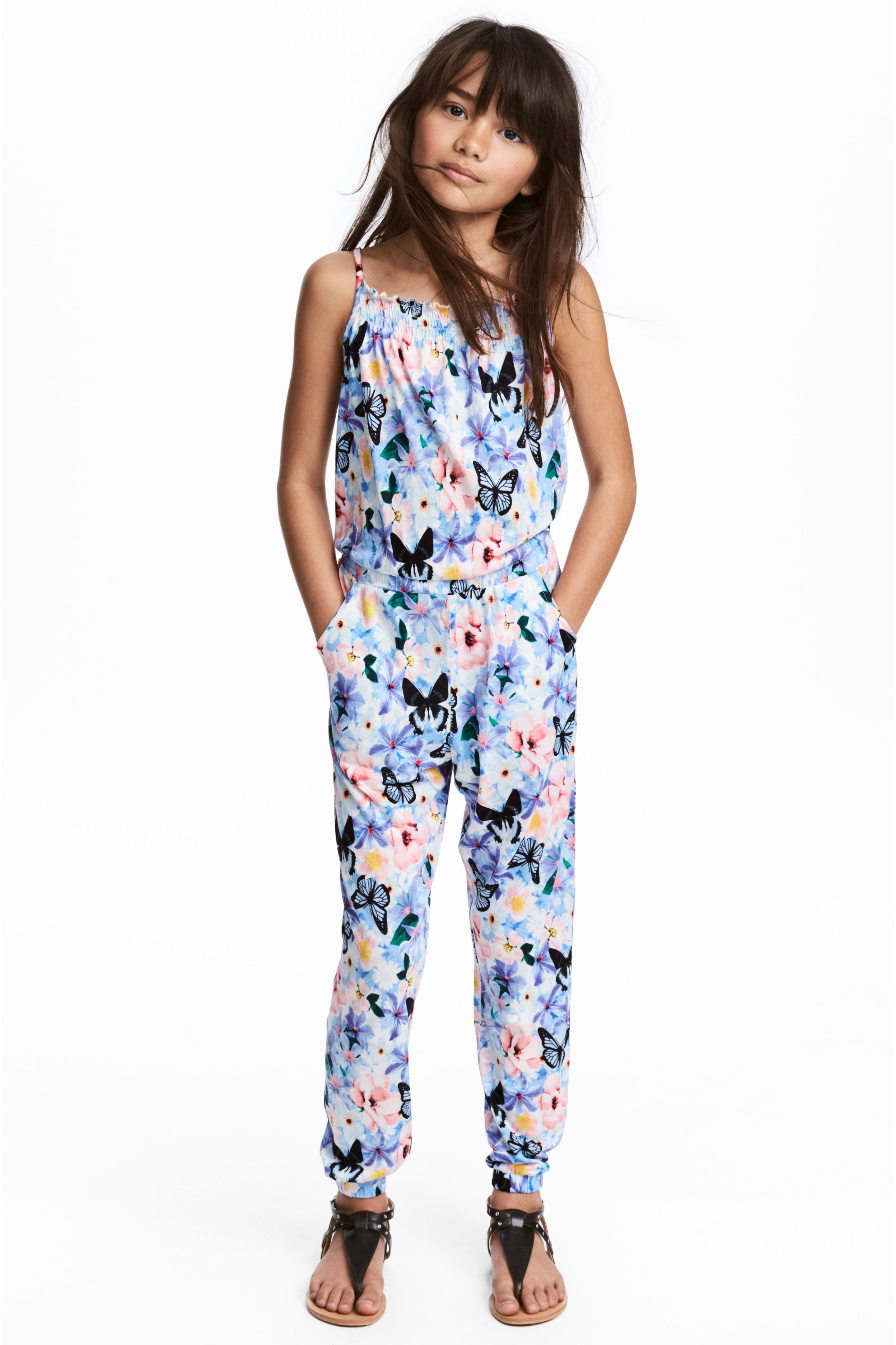 

Комбинезон H&M 170см синий цветы 5215996
