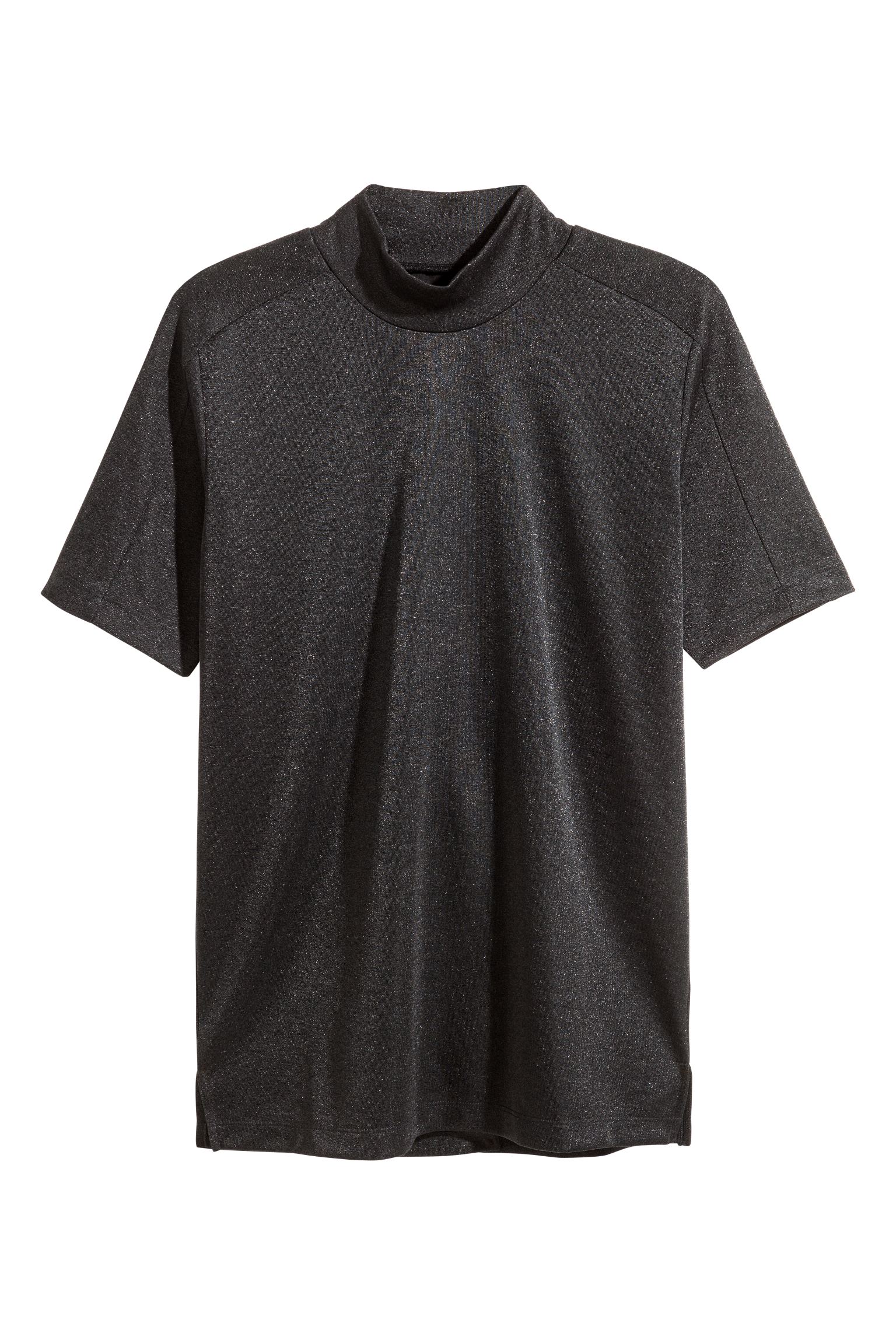 

Футболка H&M  черный блеск 5678656, Футболка H&M XS черный блеск 5678656
