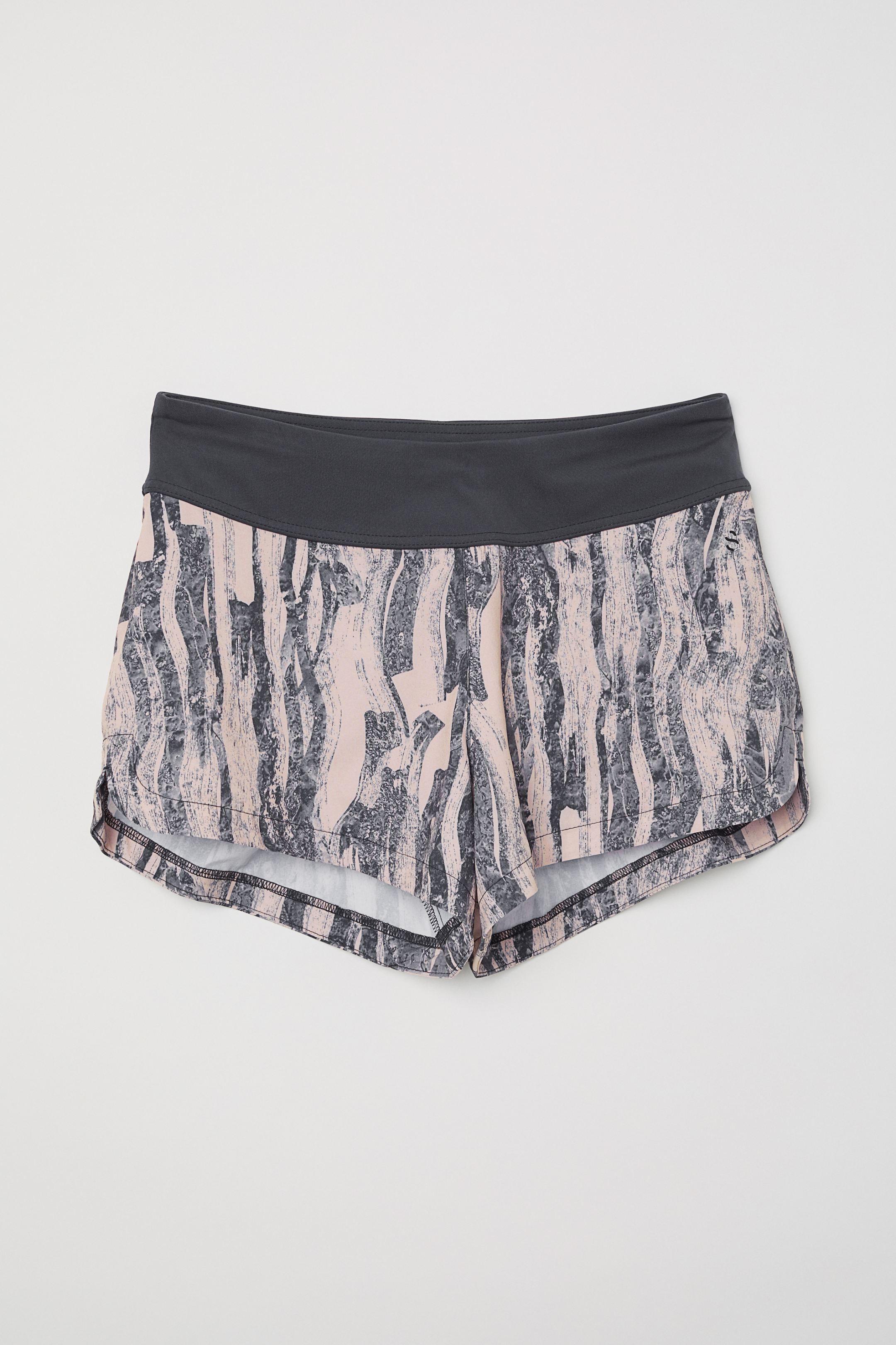 

Спортивные шорты H&M 34 серо персиковый 5822577