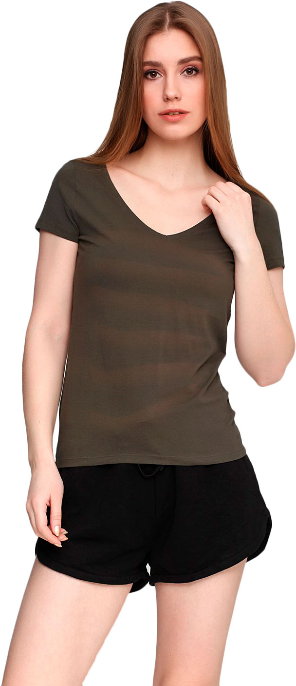 

Футболка H&M  хаки 2152483, Футболка H&M S хаки 2152483