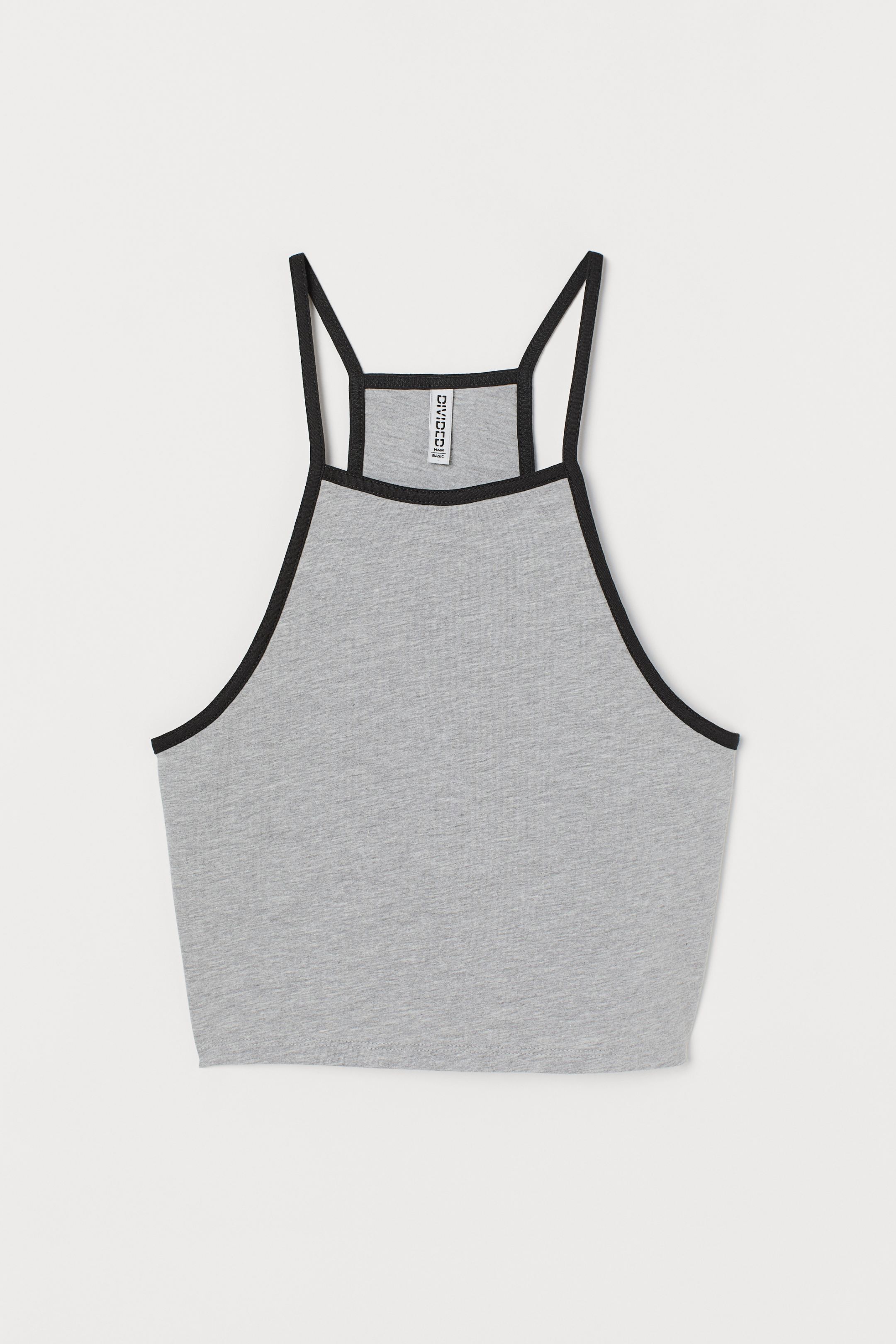 

Топ H&M L серый 3772779