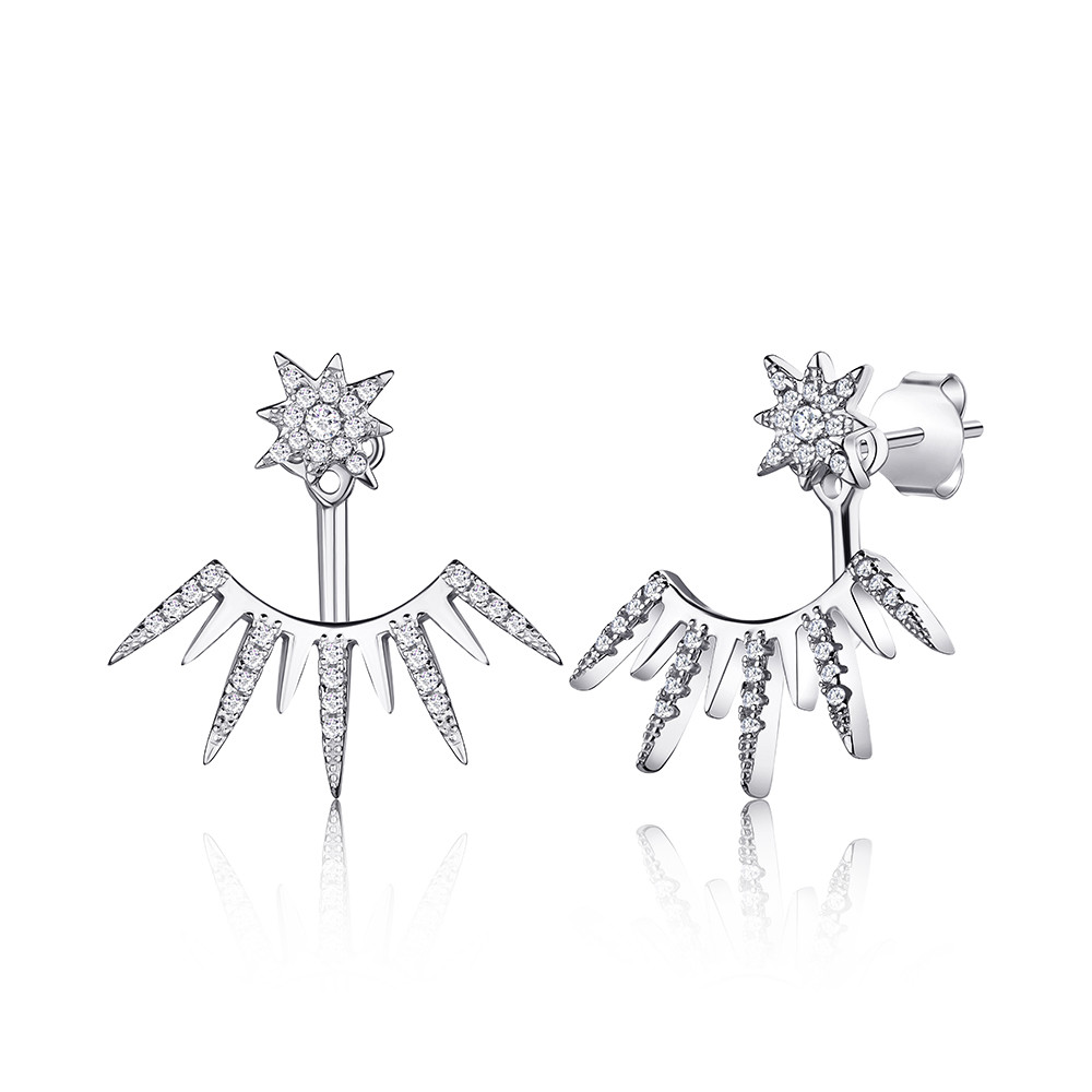 

Серебряные серьги Сильвекс 925 3,9 гр (с2ф/1487)
