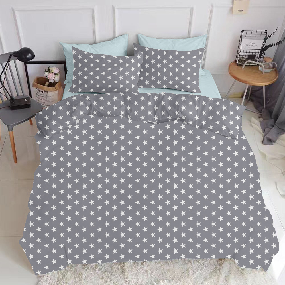 

Комплект постельного белья Cosas Stars B-Grey-El-Blue 200х220