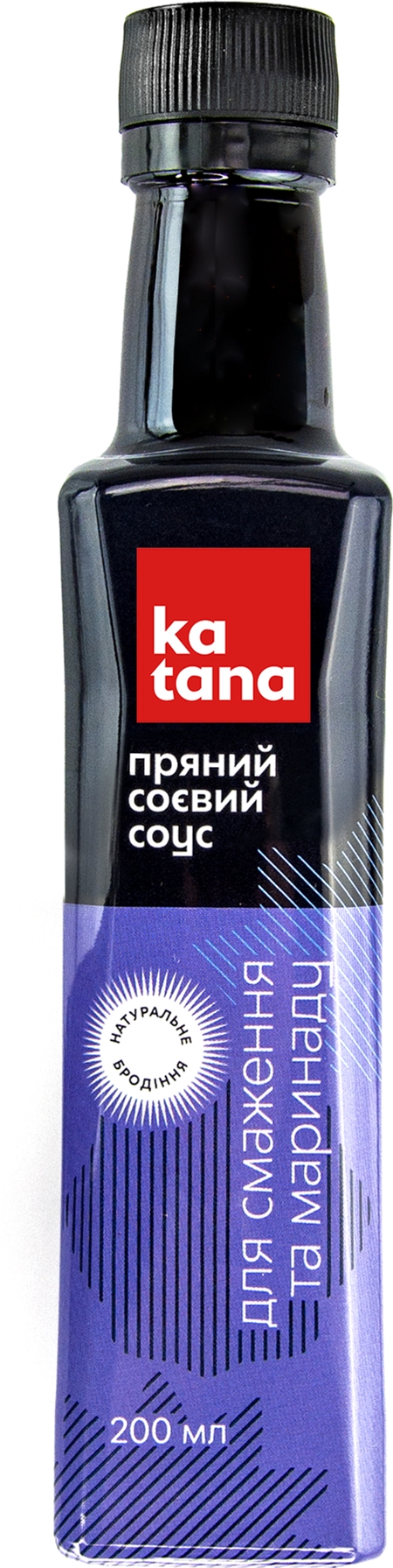 Соус соєвий Katana Пряний для смаження і маринаду 200 мл (4820179361605 ...