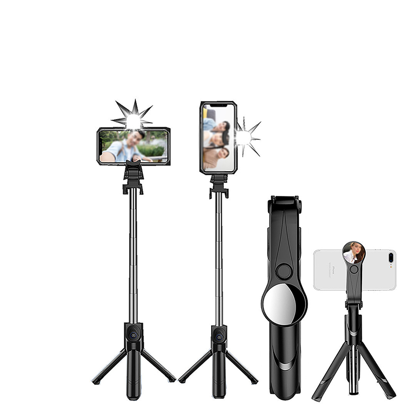 

Селфи палка Adna Selfie X13S со вспышкой штатив для телефона с пультом ДУ, зеркалом