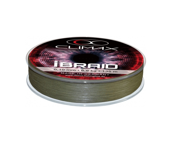

Шнур Climax iBraid 8 olive 135m 0,30mm 29,5kg (арт.1234909933883)