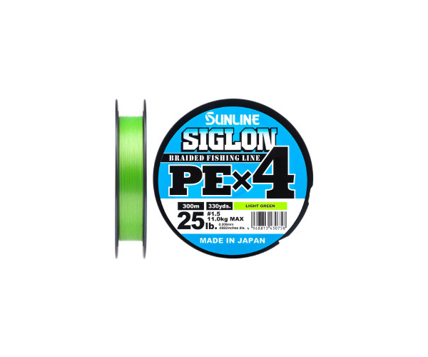 

Шнур Sunline Siglon PE х4 300m (салат.) #1.5/0.209mm 25lb/11.0kg (арт.123416580941)