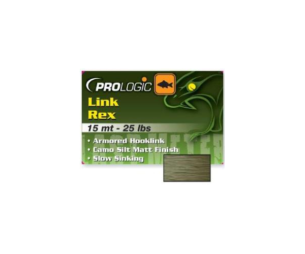 

Поводковый материал Prologic Link Rex 15m 50lbs Camo Silt (арт.123418460105)