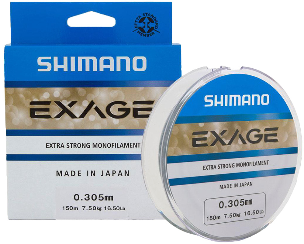 

Леска Shimano Exage 300m 0.405mm 12.9kg (арт.123422667912)