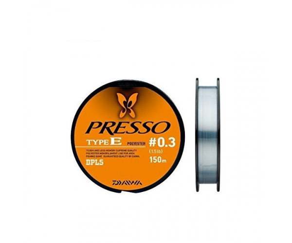 

Леска Daiwa Presso Type E 150м 0.090мм 1.5lb (арт.40404015430)