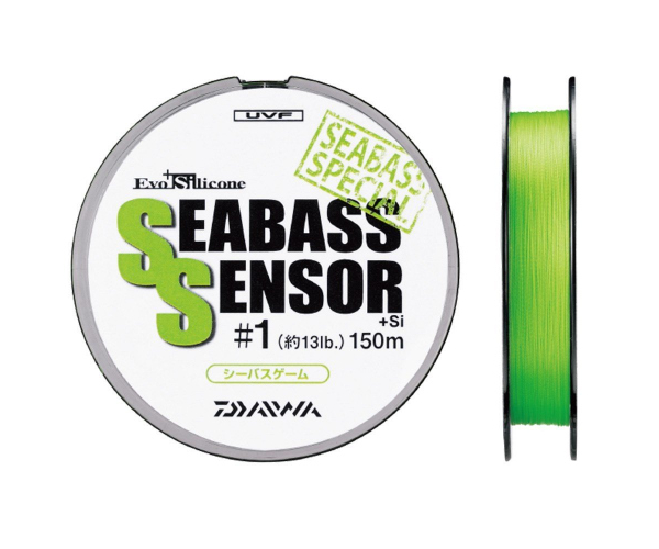 

Шнур Daiwa SeaBass Sensor+Si 150м PE1.2 (арт.40404115118)
