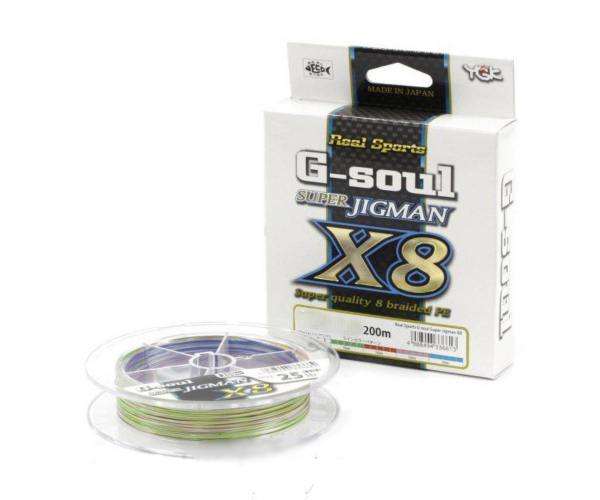 

Шнур YGK G-Soul Super Jig Man X8 200м PE2.5 (арт.40404118140)