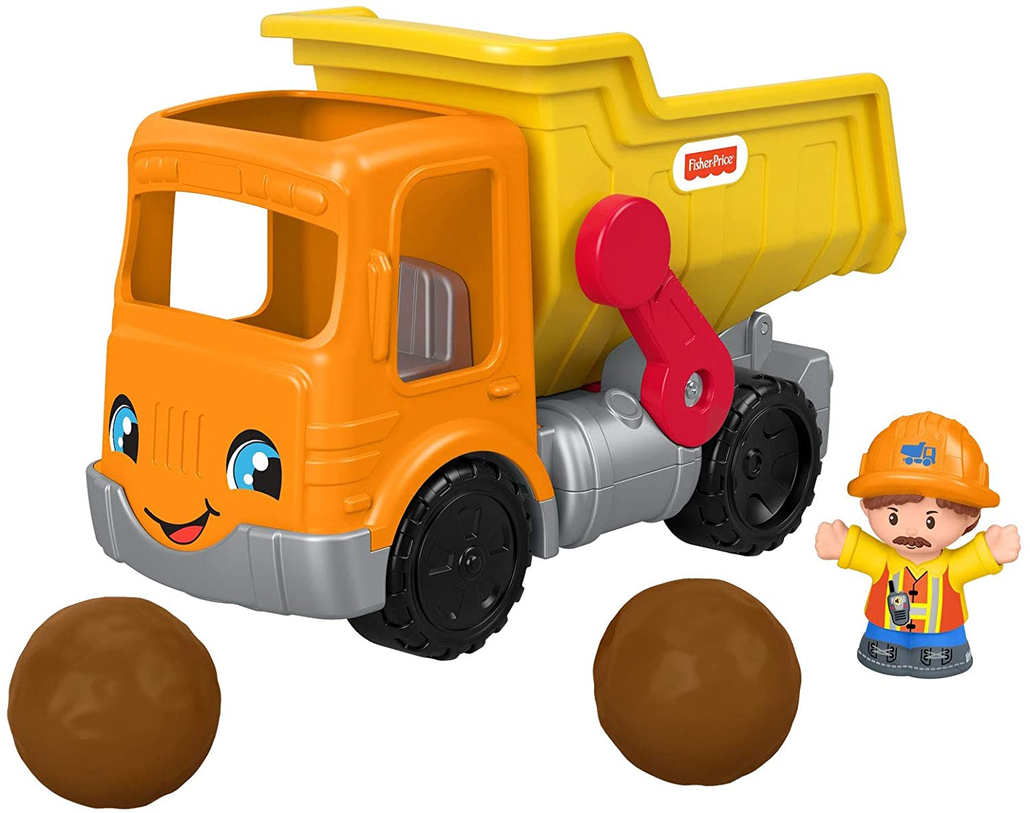 

Музыкальный самосвал Фишер-Прайс Little People Work Together Dump Truck Musical Toddler Toy Fisher-Price (FHG51)