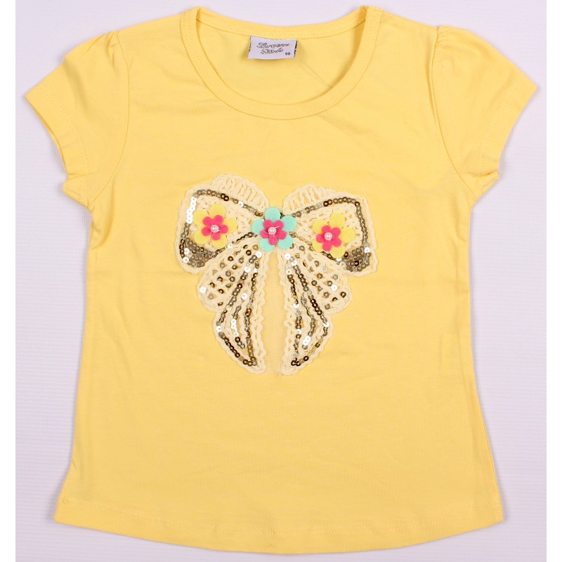 

Футболка для девочки BREEZE 7819 128 см желтый