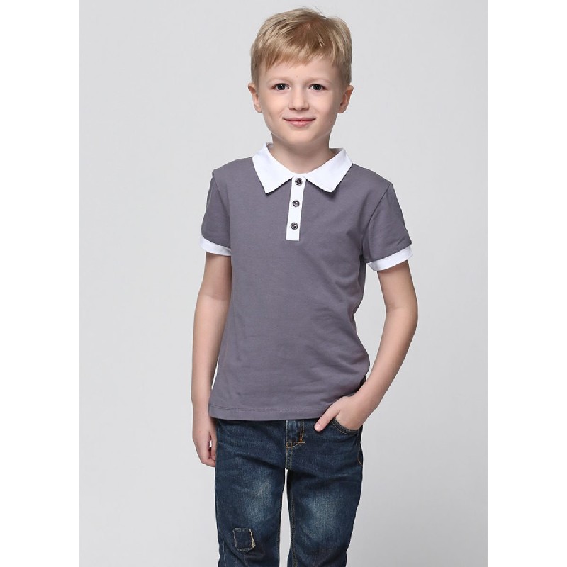 

Футболка для мальчиков VIDOLI В-16347S 140 см серый (314805)