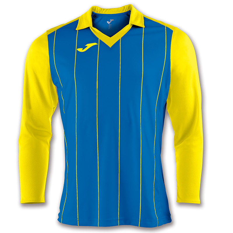 

Футболка игровая Joma Grada 100681.709 цвет: желтый/голубой, размер M