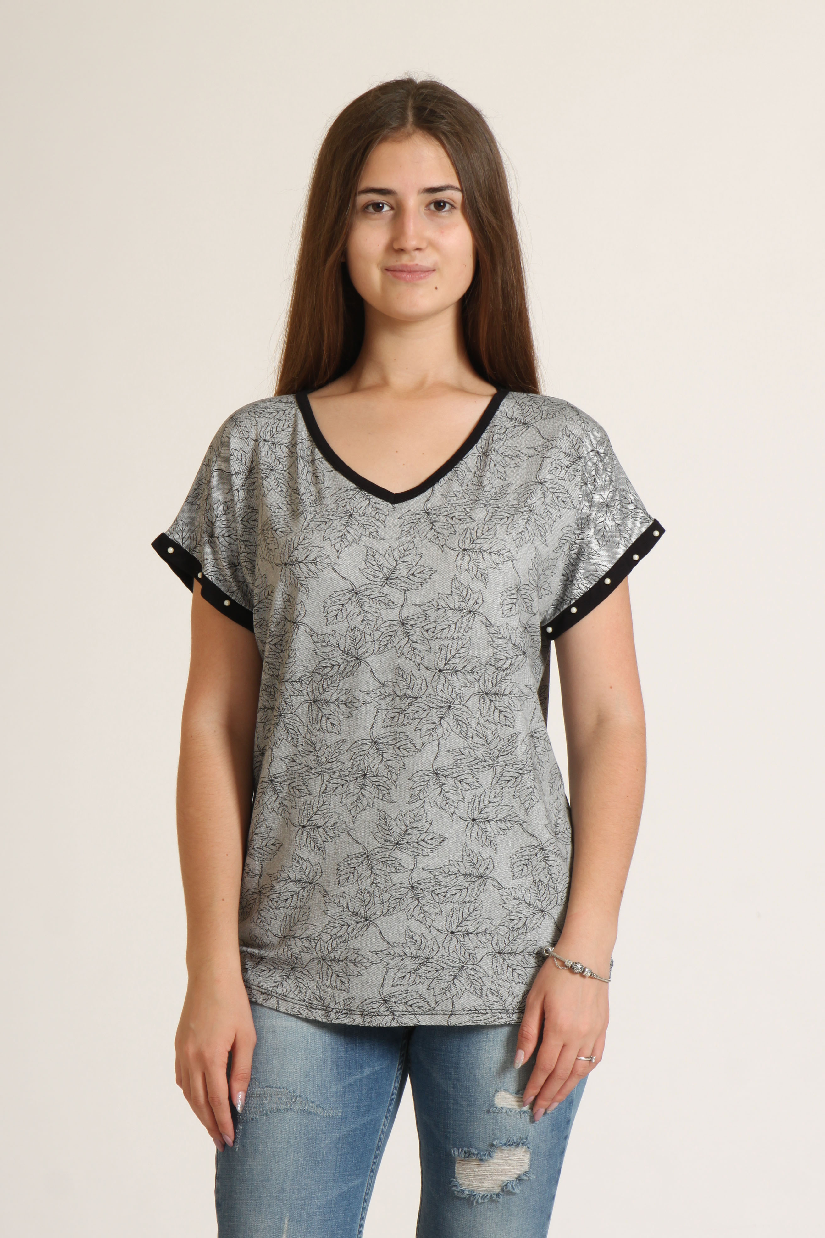 

Блуза Inter Orfeo L (CHA-MC5096_Grey-Black)