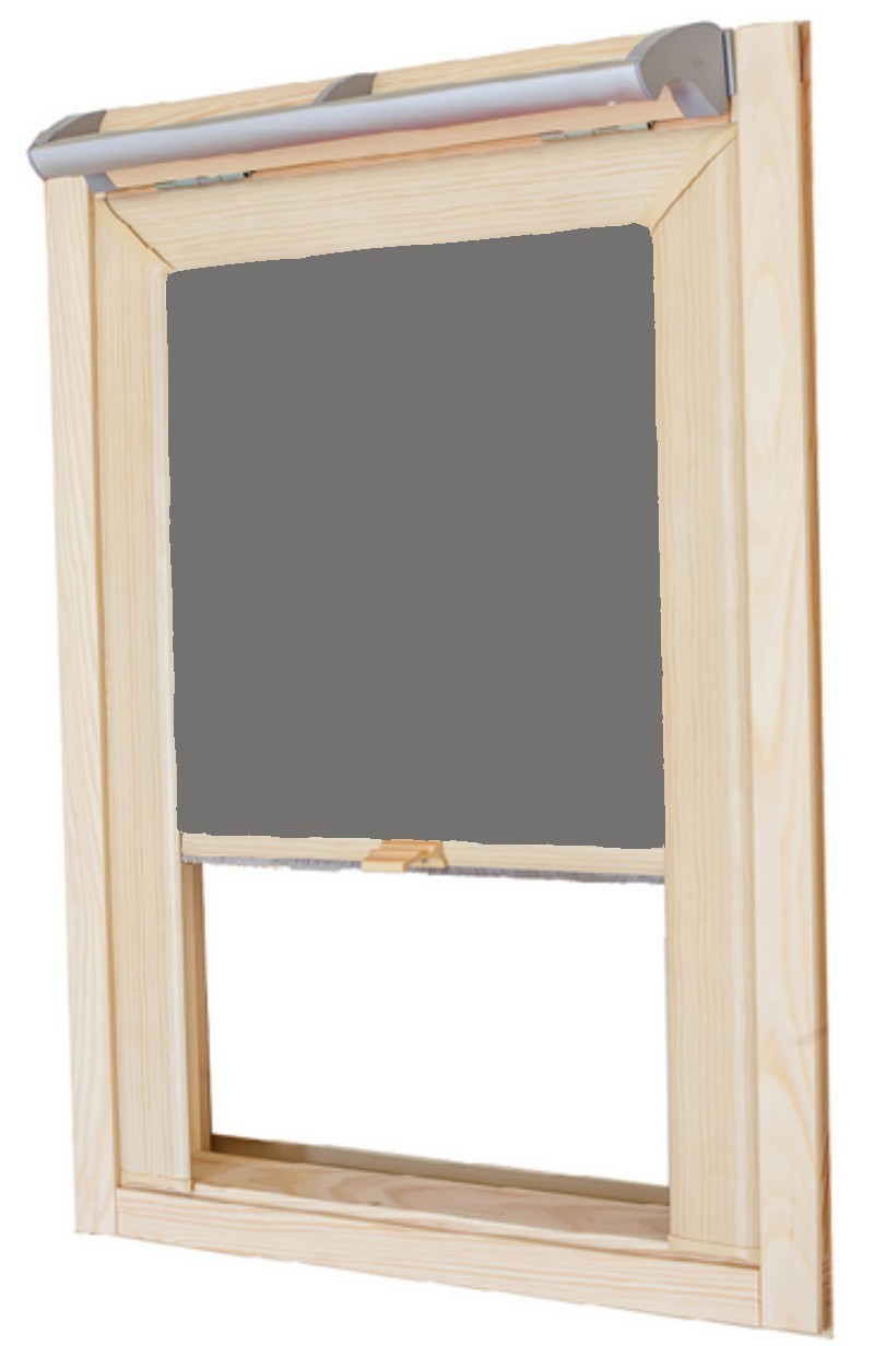 

Ролета для мансардных окон Fakro 78x140 Roll Star 62x123 см Серый (0610)