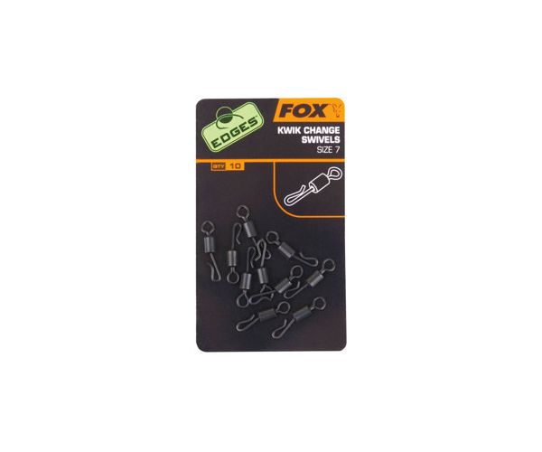 

Вертлюжок с застежкой Fox. Edges Kwik Change Swivels Размер 10 (арт.123415790174)