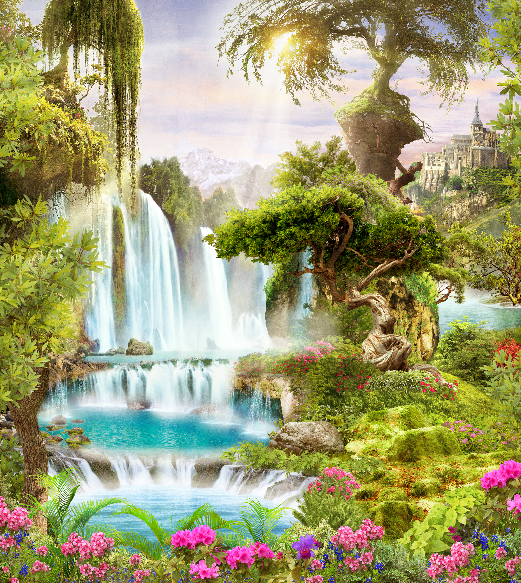 

Фотообои Природа 'Водопад' (5209) , Песок