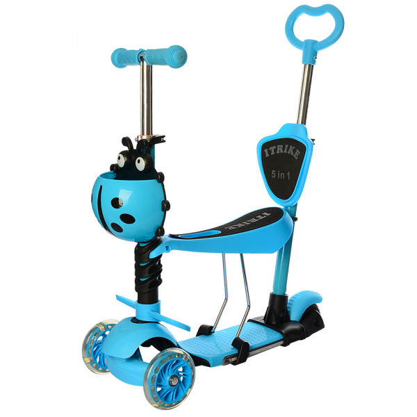 

Самокат 5в1 iTrike Maxi JR 3-026-B (blue)