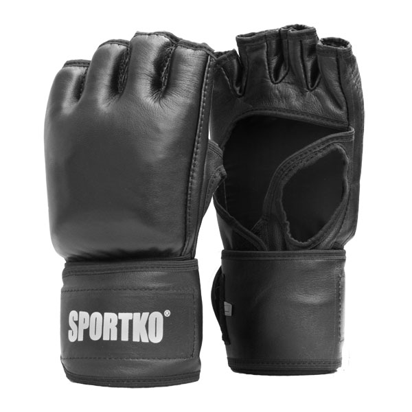 

Перчатки тхэквондо кожаные Sportko ПК-6 черные М