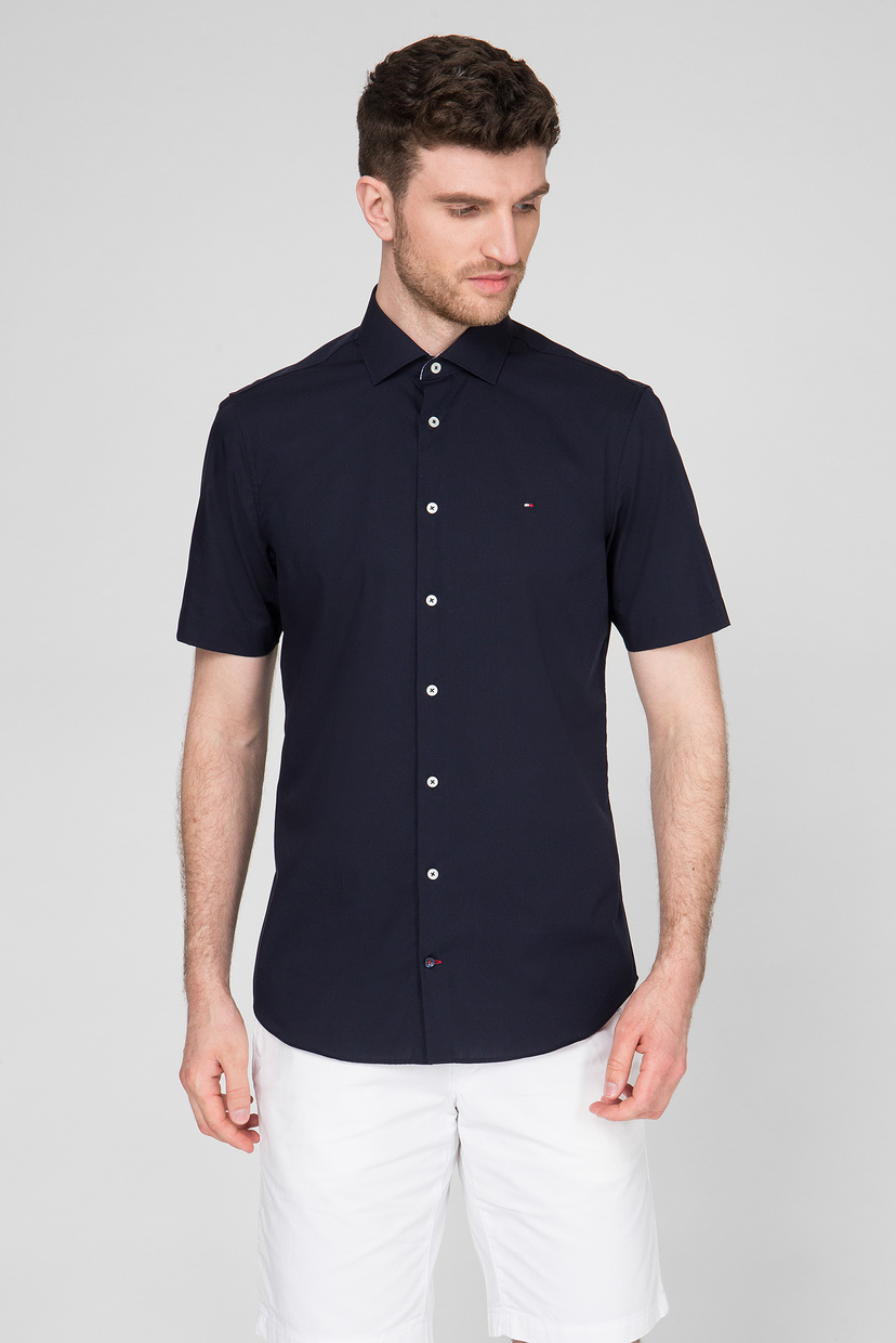 

Мужская темно-синяя рубашка Slim Fit Tommy Hilfiger 39 TT0TT07314