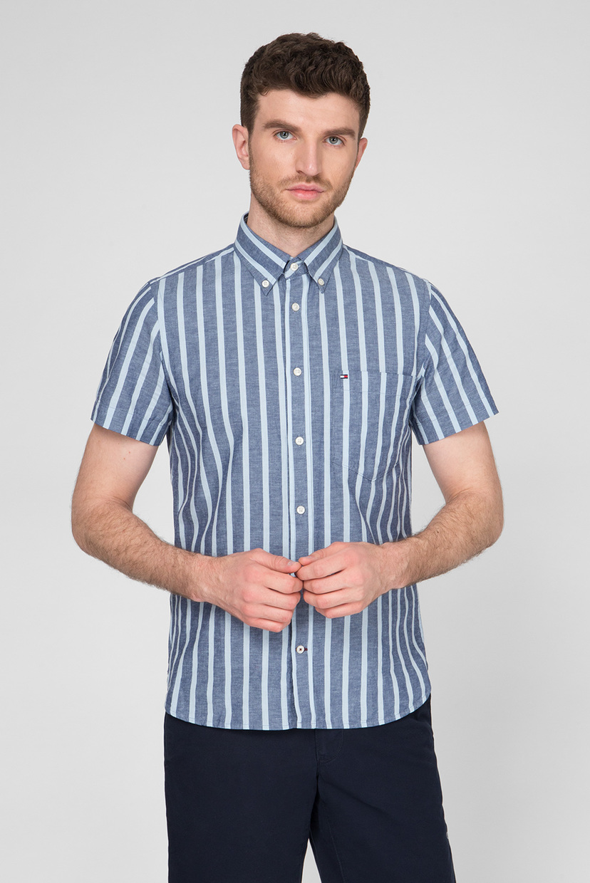 

Мужская рубашка в полоску Tommy Hilfiger M MW0MW12801