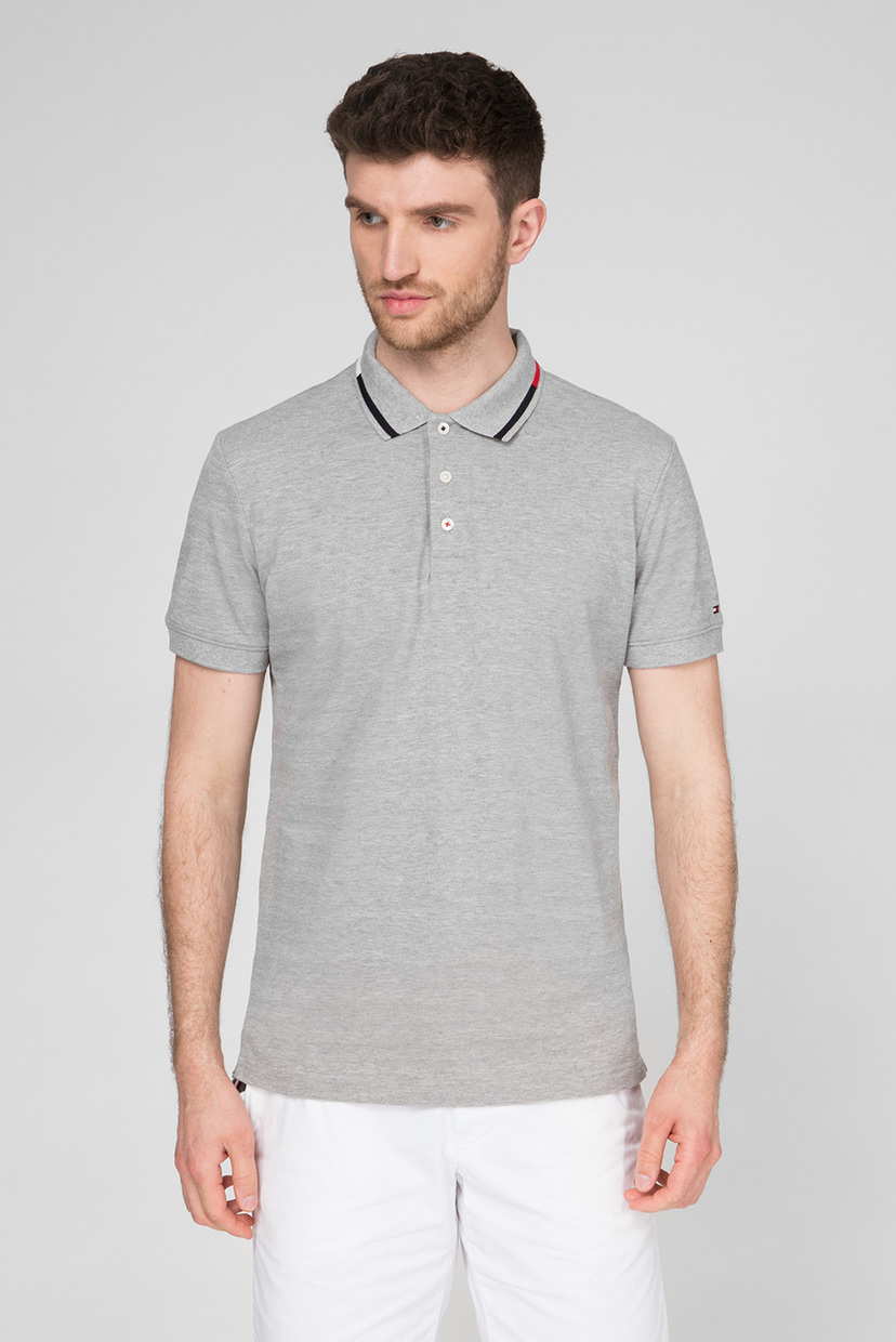 

Мужское серое поло Regular Fit Tommy Hilfiger S MW0MW13079