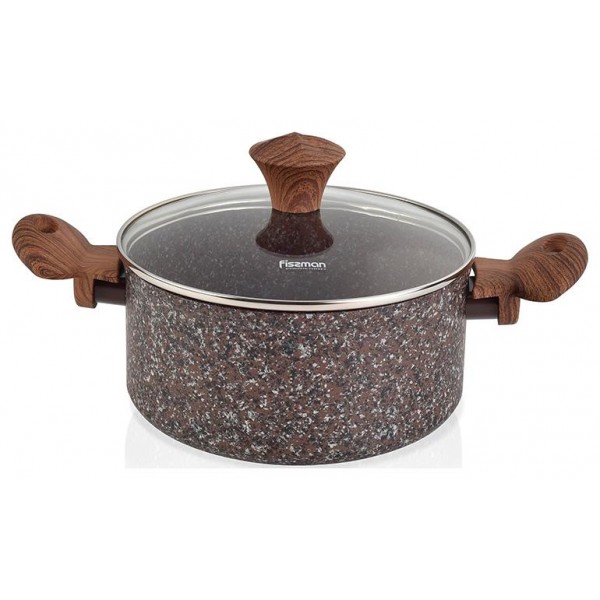 

Кастрюля Fissman Magic Brown 2.7л с антипригарным покрытием