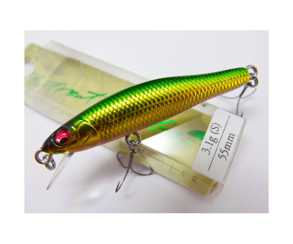 

Воблер Megabass GREAT HUNTING 55 HEAVY DUTY (S) col. M LIME GOLD (арт.1234909933178)