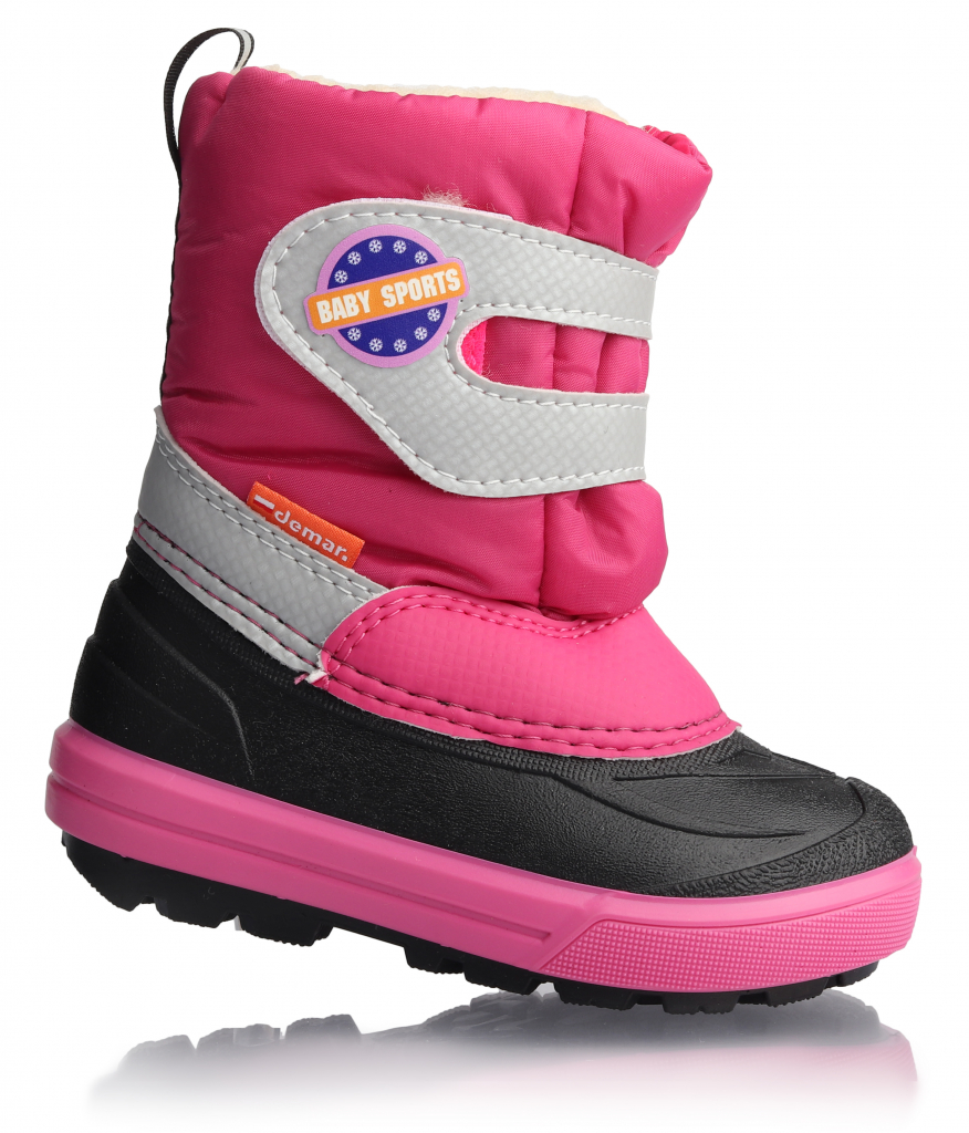 

Дутики Demar baby sport для девочек розовые. Размер 22