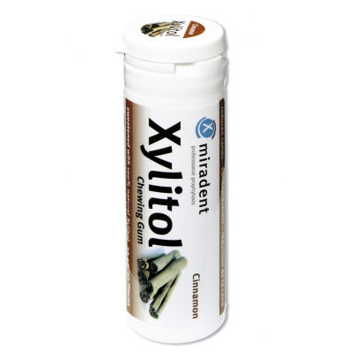 Жевательные резинки с ксилитом Miradent Xylitol Chewing Gum Cinnamon ...