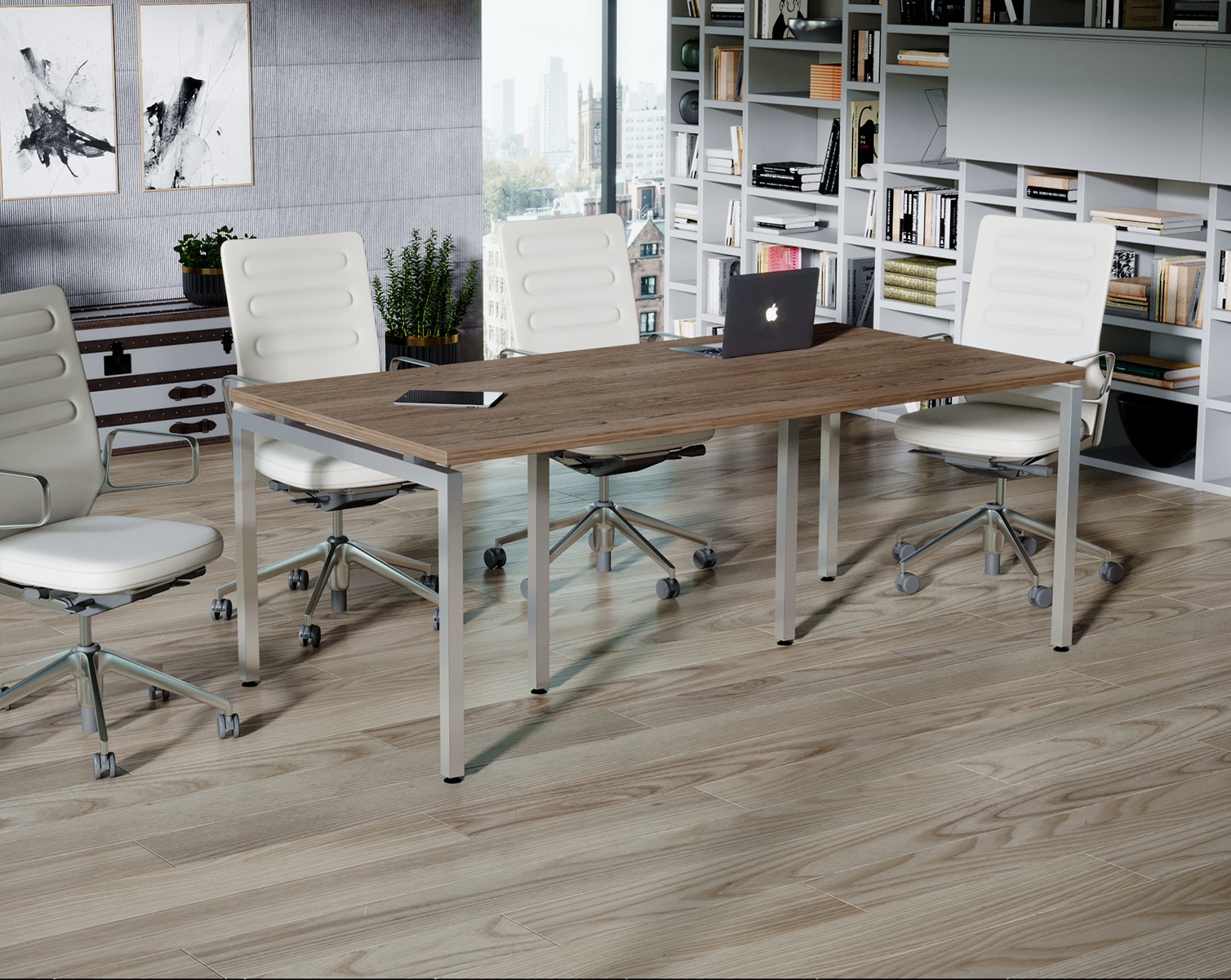 

Стол для переговоров Q-200 Loft Design Дуб Палена