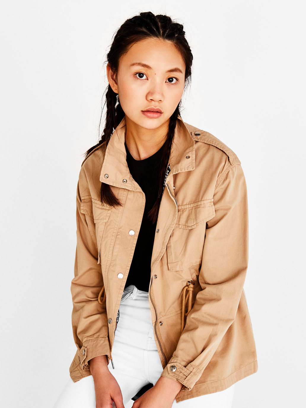 Bershka safari store jacket