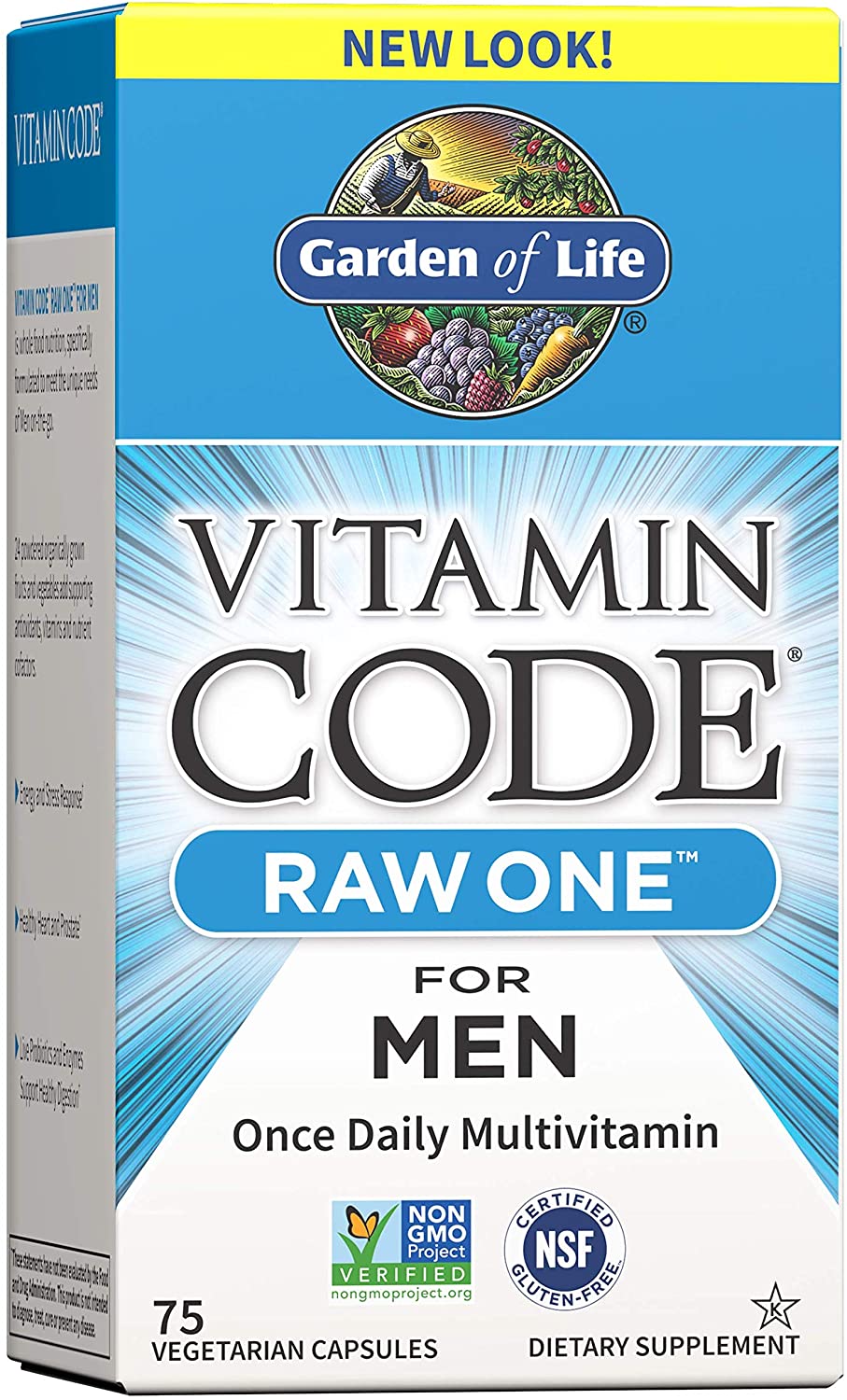 

Витамины Garden of Life Vitamin Code Raw One for Men 75 капсул (4384302700)