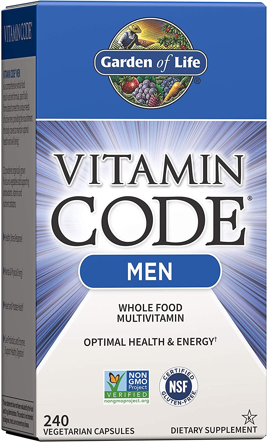 

Витамины Garden of Life Organic Vitamin Code Men Multivitamin 240 капсул (4384302699)