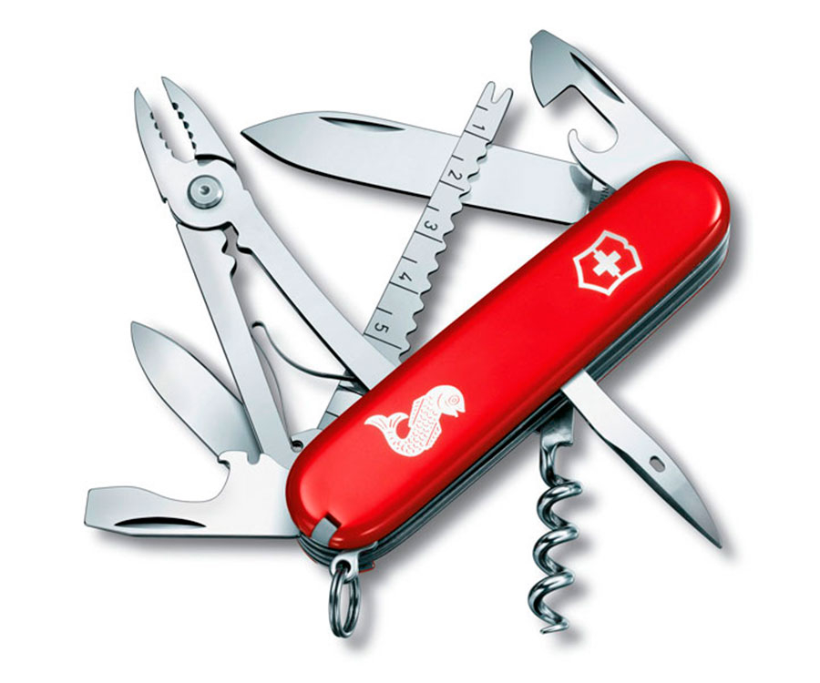 

Мультитул Swiss Army Angler красный (арт.38381.3653.72)