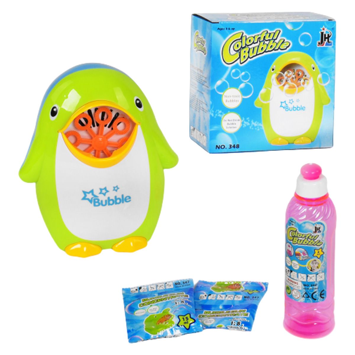 

Установка с мыльными пузырями на батарейках JHTOYS (348) (140354)