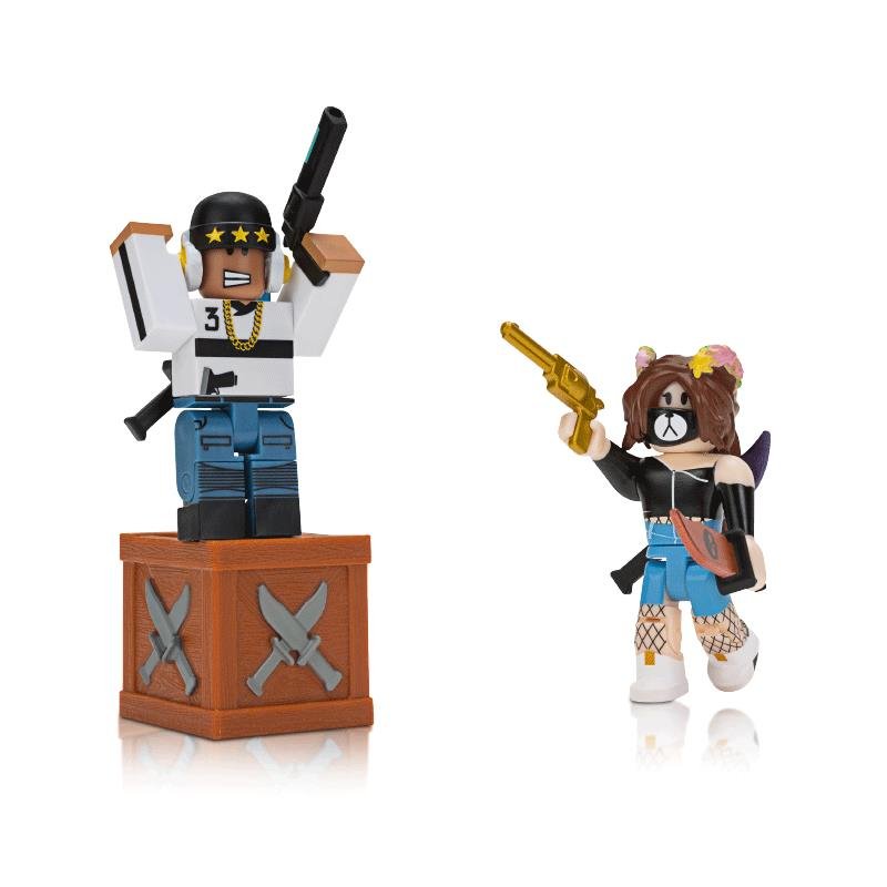 

Игровая коллекционная фигурка Jazwares Roblox Game Packs Murder Mystery 2 W6, набор 2 шт.