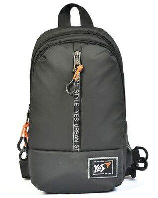 

Рюкзак с одной лямкой YES TS-91 Past all mini черный 558441