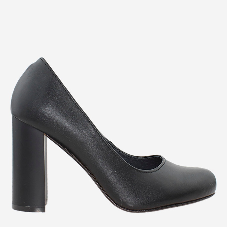 Акція на Жіночі туфлі зі шкіри Mane Shoes Rm80 37 23.5 см Чорні від Rozetka