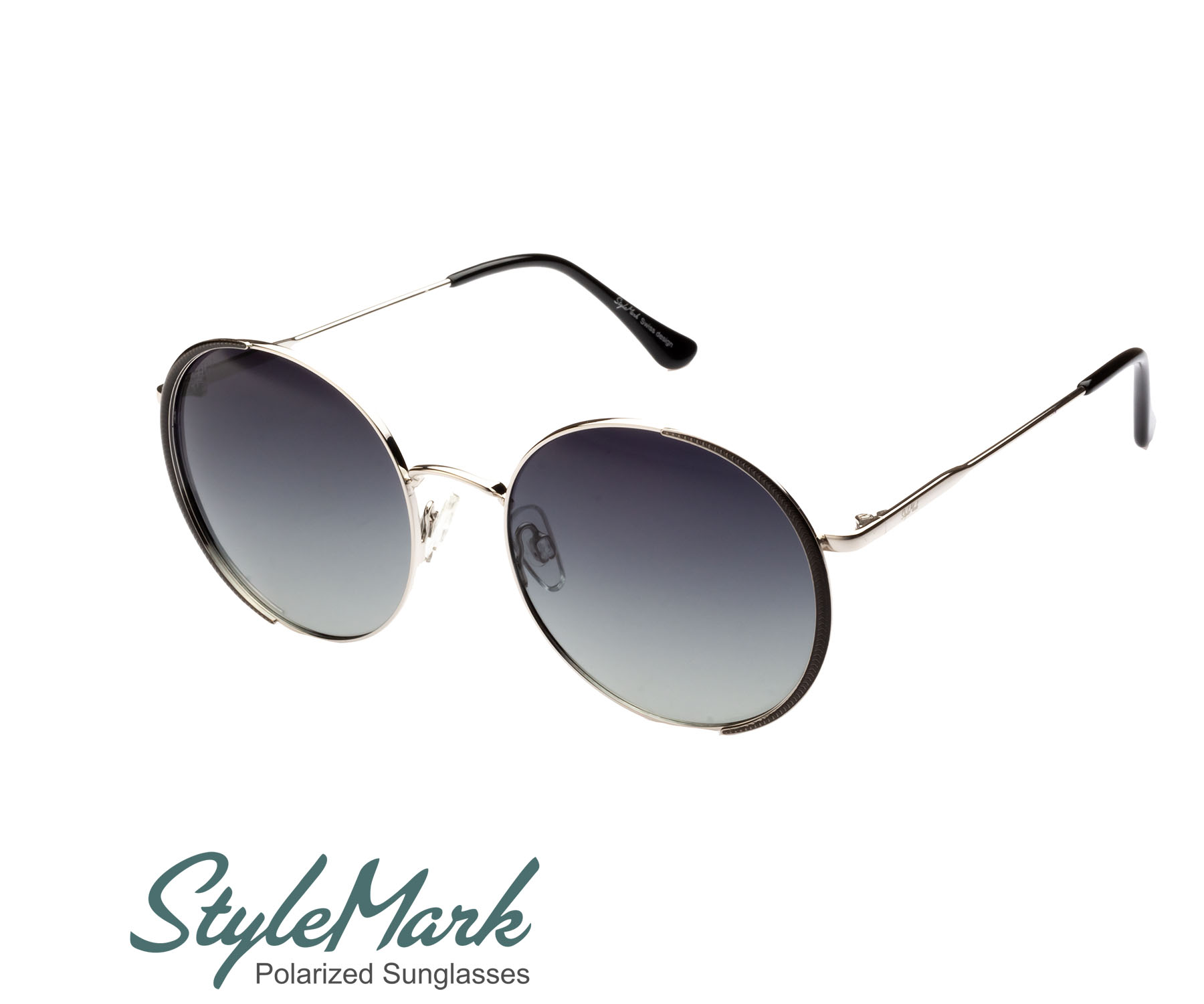 

Солнцезащитные очки StyleMark серебристо-черные L1500A