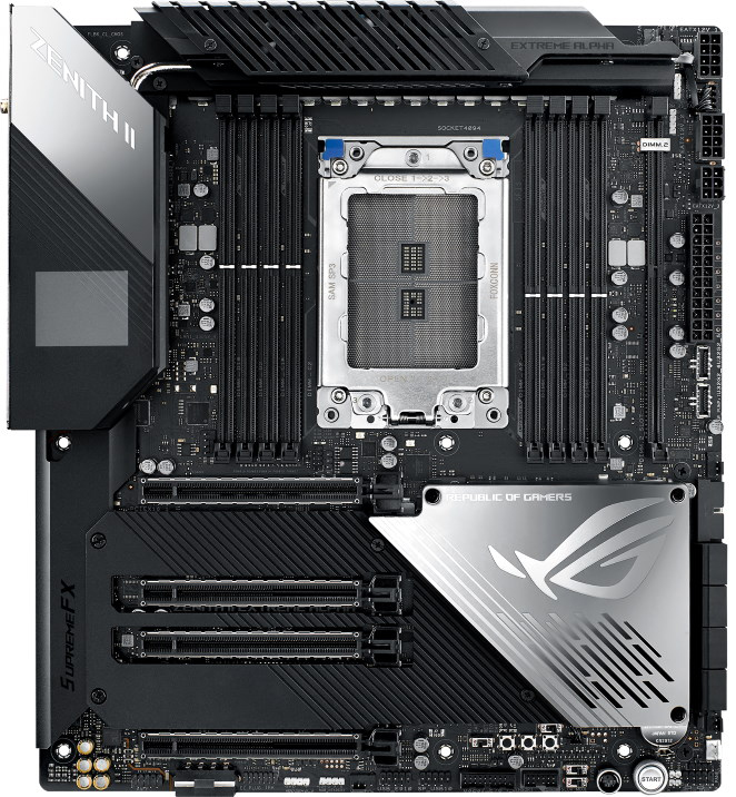 

Материнская плата Asus ROG Zenith II Extreme Alpha (sTRX4, AMD TRX40, PCI-Ex16)