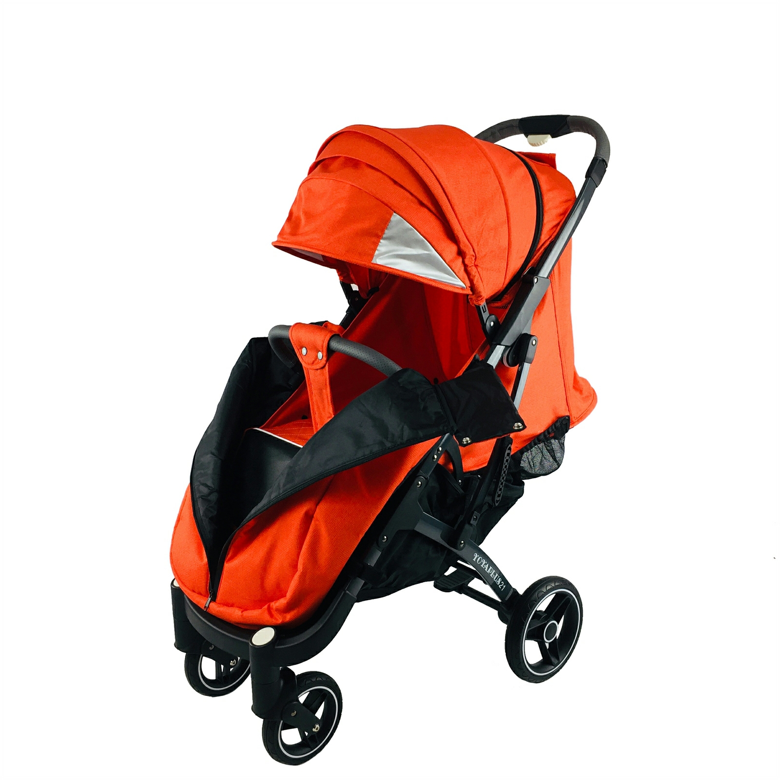 

Коляска Yoya Plus Pro-21 на молнии с Большим дождевиком, Рюкзаком с usb серым, Сумкой и Матрасиком для пеленания Зеленая